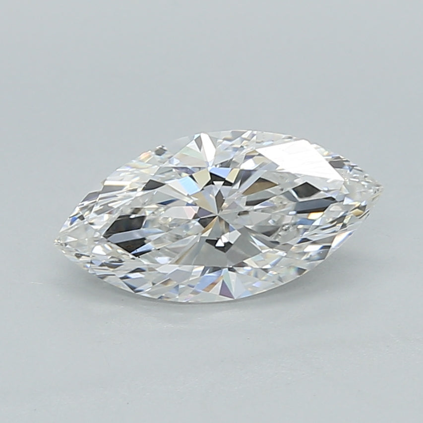 1.05 Carat Marquise Shaped, Ideal Cut, F Color, VVS2 Clarity, IGI Certified Lab Grown Diamond