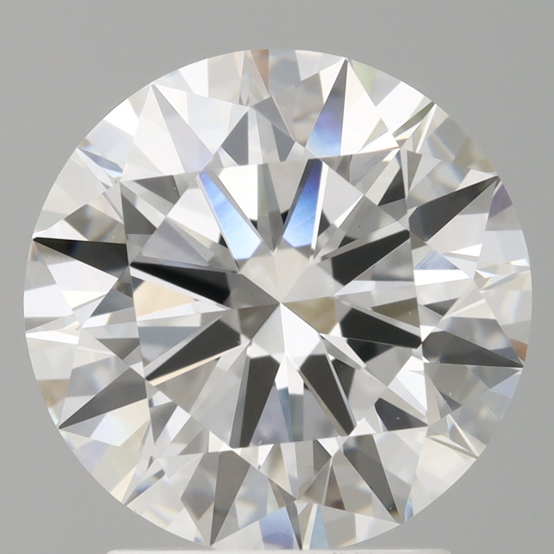 2.50 Carat Round Shaped, Ideal Cut, E Color, VVS2 Clarity, IGI Certified Lab Grown Diamond