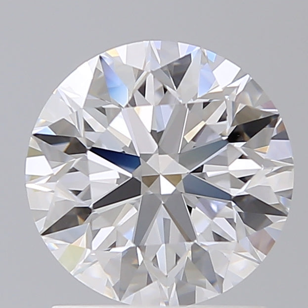 1.67 Carat Round Shaped, Excellent Cut, D Color, VVS2 Clarity, IGI Certified Lab Grown Diamond