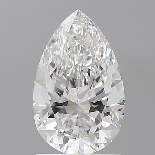 1.60 Carat Pear Shaped, Excellent Cut, D Color, VVS2 Clarity, IGI Certified Lab Grown Diamond