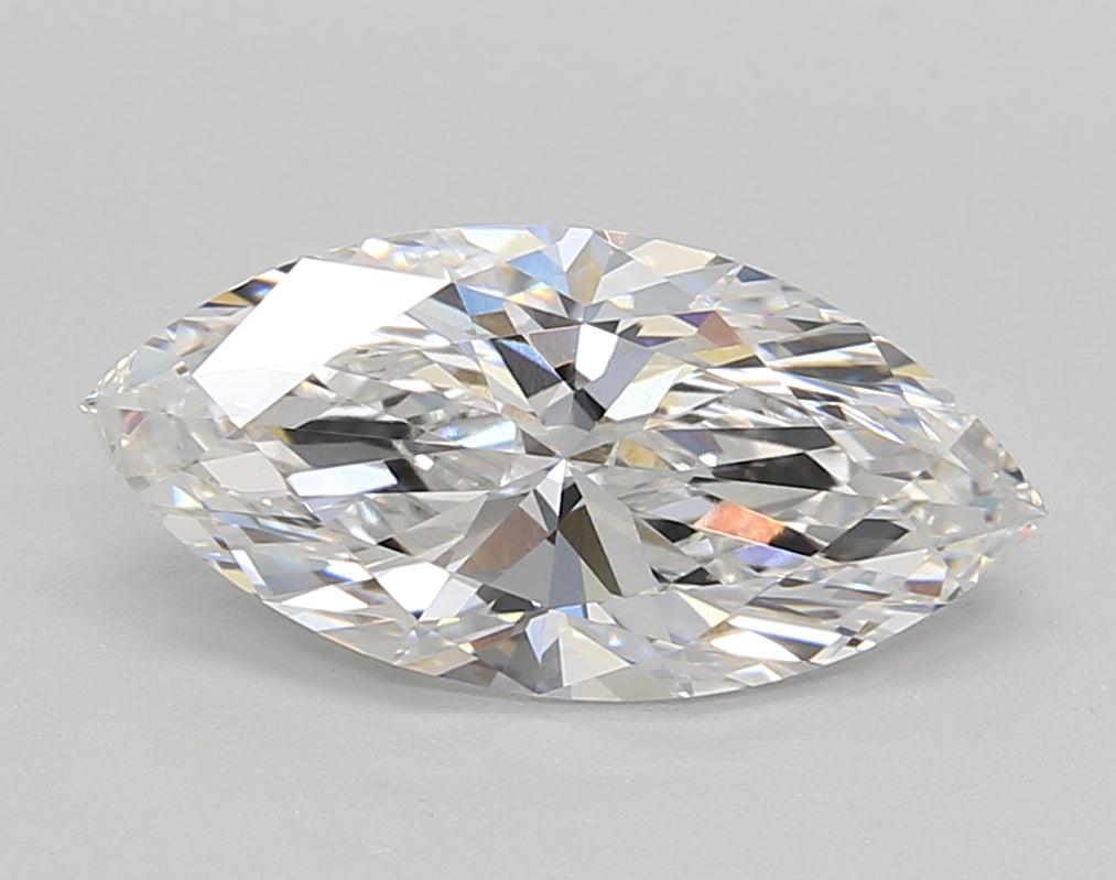 2.02 Carat Marquise Shaped, Ideal Cut, D Color, VVS2 Clarity, IGI Certified Lab Grown Diamond