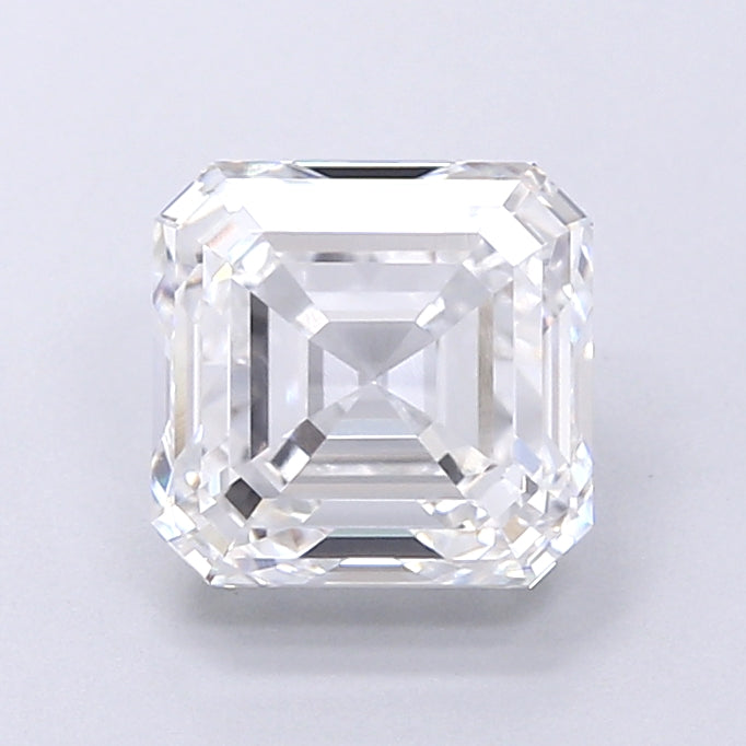 2.48 Carat Asscher Shaped, Very Good Cut, E Color, VVS2 Clarity, IGI Certified Lab Grown Diamond