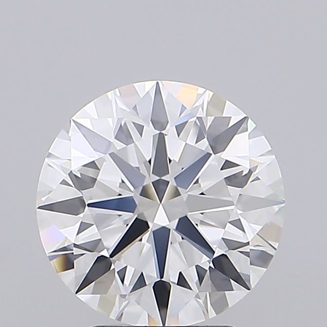2.13 Carat Round Shaped, Ideal Cut, D Color, FL Clarity, IGI Certified Lab Grown Diamond