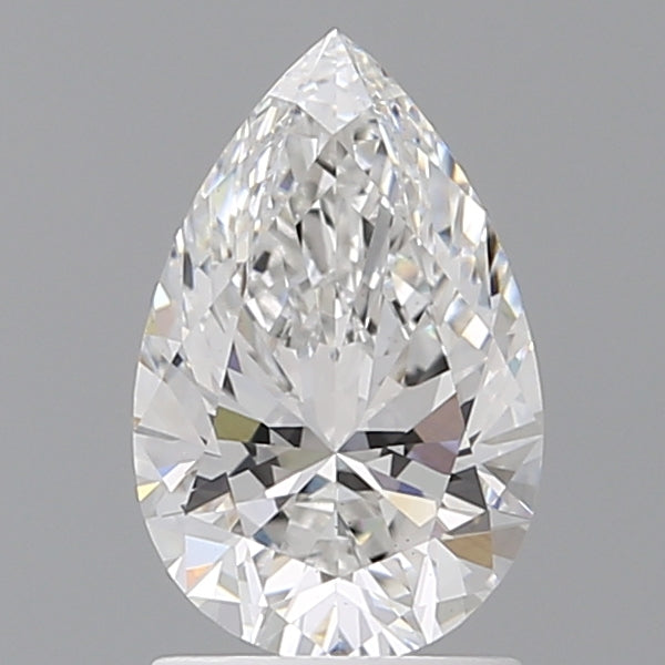 1.59 Carat Pear Shaped, Ideal Cut, E Color, VS1 Clarity, IGI Certified Lab Grown Diamond
