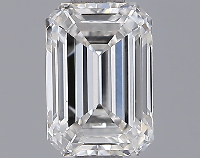 1.27 Carat Emerald Shaped, Ideal Cut, F Color, VVS2 Clarity, IGI Certified Lab Grown Diamond