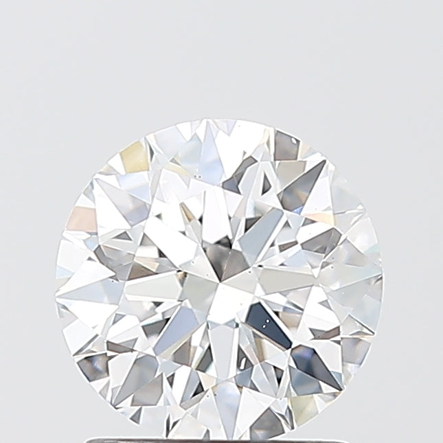 1.50 Carat Round Shaped, Excellent Cut, E Color, VS2 Clarity, IGI Certified Lab Grown Diamond
