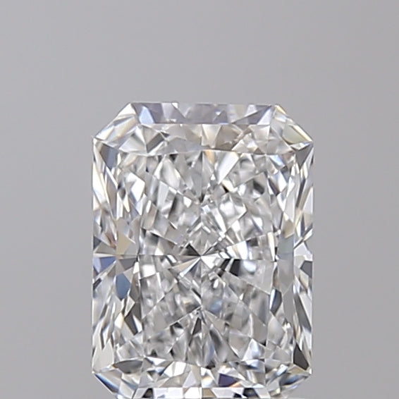 1.02 Carat Radiant Shaped, Ideal Cut, D Color, VVS2 Clarity, IGI Certified Lab Grown Diamond