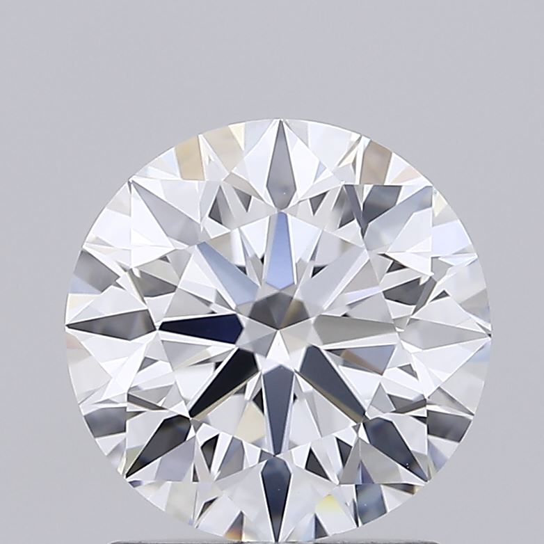 1.59 Carat Round Shaped, Ideal Cut, D Color, VVS2 Clarity, IGI Certified Lab Grown Diamond