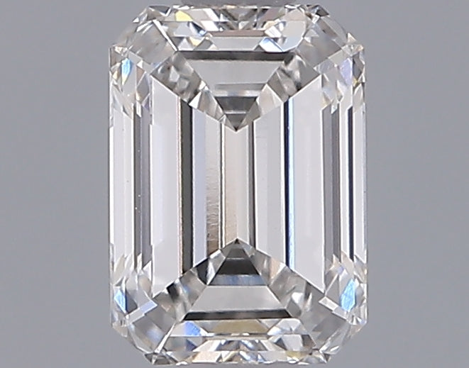 0.94 Carat Emerald Shaped, Ideal Cut, F Color, VVS2 Clarity, IGI Certified Lab Grown Diamond