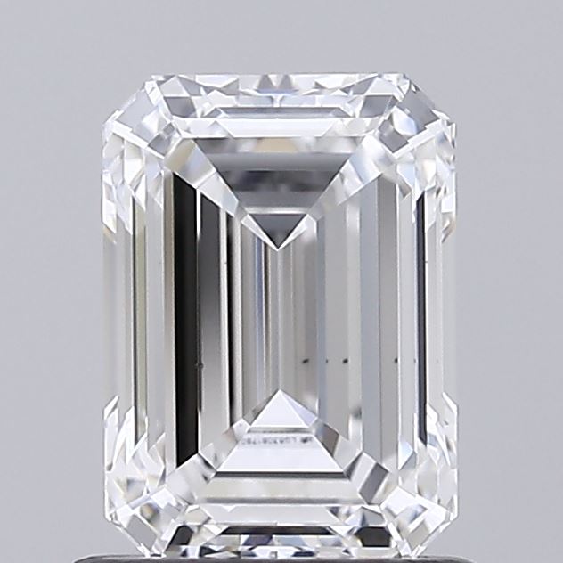 1.01 Carat Emerald Shaped, Ideal Cut, D Color, VS2 Clarity, IGI Certified Lab Grown Diamond