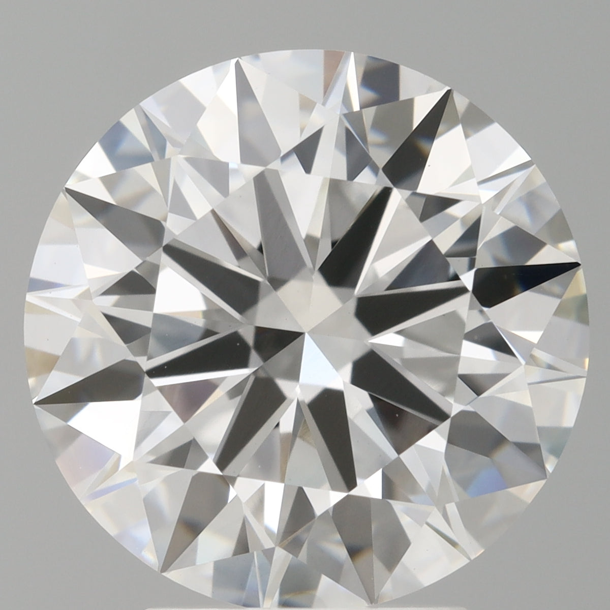 4.07 Carat Round Shaped, Ideal Cut, E Color, VVS2 Clarity, IGI Certified Lab Grown Diamond