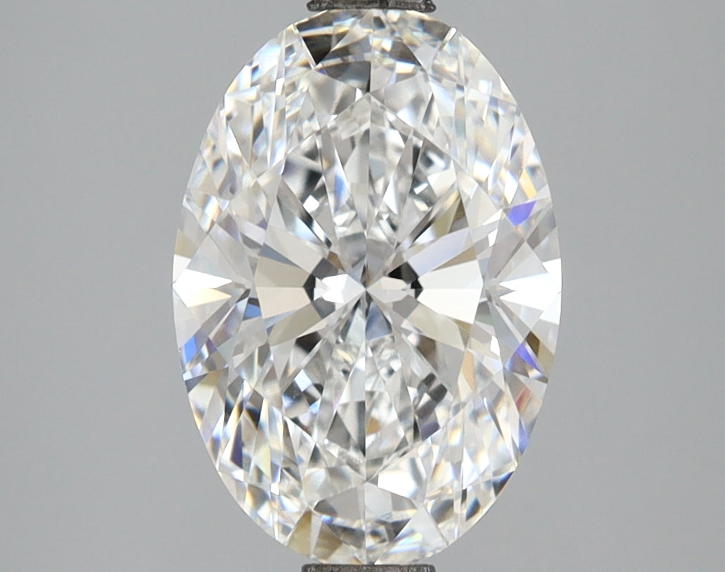 2.57 Carat Oval Shaped, Ideal Cut, D Color, VS1 Clarity, IGI Certified Lab Grown Diamond