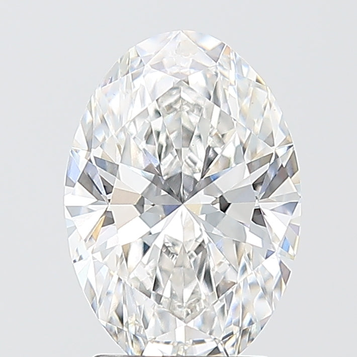 2.09 Carat Oval Shaped, Ideal Cut, E Color, VVS2 Clarity, IGI Certified Lab Grown Diamond