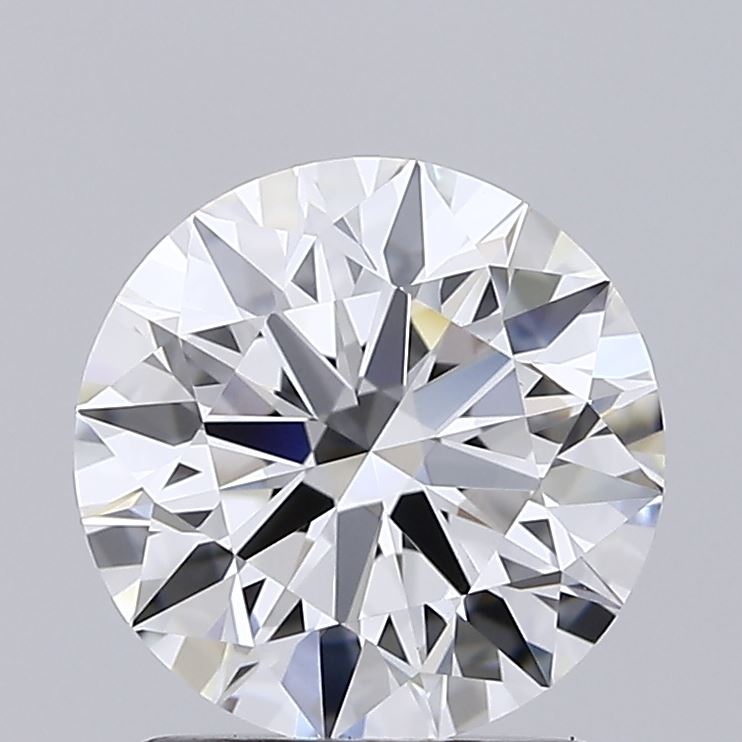 1.57 Carat Round Shaped, Ideal Cut, D Color, VS1 Clarity, IGI Certified Lab Grown Diamond