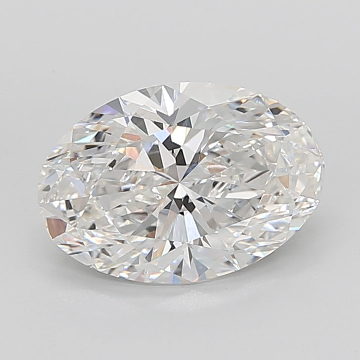 7.02 Carat Oval Shaped, Ideal Cut, F Color, VVS2 Clarity, IGI Certified Lab Grown Diamond