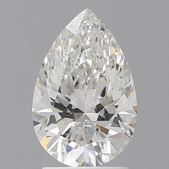 2.09 Carat Pear Shaped, Ideal Cut, F Color, VVS1 Clarity, IGI Certified Lab Grown Diamond