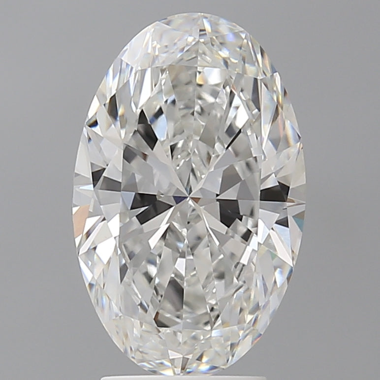 3.59 Carat Oval Shaped, Ideal Cut, E Color, VVS2 Clarity, IGI Certified Lab Grown Diamond