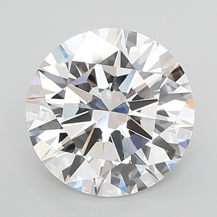 8.03 Carat Round Shaped, Ideal Cut, E Color, VVS2 Clarity, IGI Certified Lab Grown Diamond