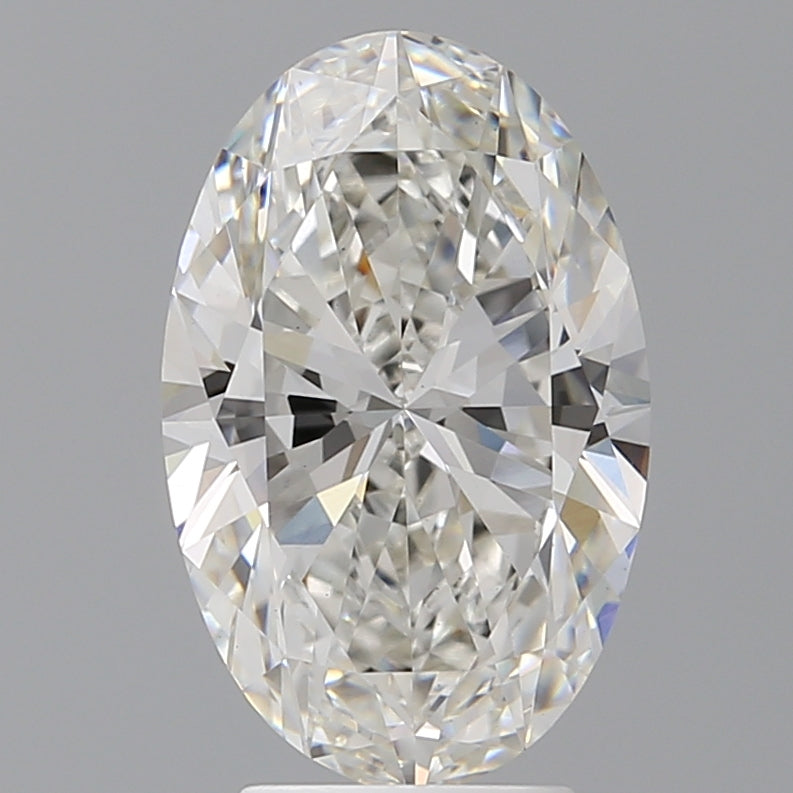 4.08 Carat Oval Shaped, Ideal Cut, F Color, VS1 Clarity, IGI Certified Lab Grown Diamond