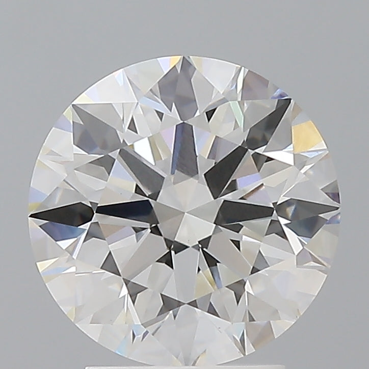 3.09 Carat Round Shaped, Ideal Cut, F Color, VVS2 Clarity, IGI Certified Lab Grown Diamond