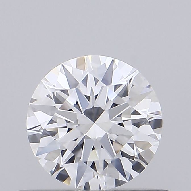 0.55 Carat Round Shaped, Ideal Cut, D Color, VVS2 Clarity, IGI Certified Lab Grown Diamond