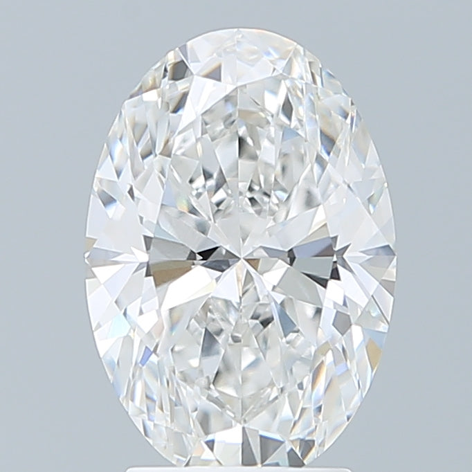 3.10 Carat Oval Shaped, Ideal Cut, E Color, VVS2 Clarity, IGI Certified Lab Grown Diamond