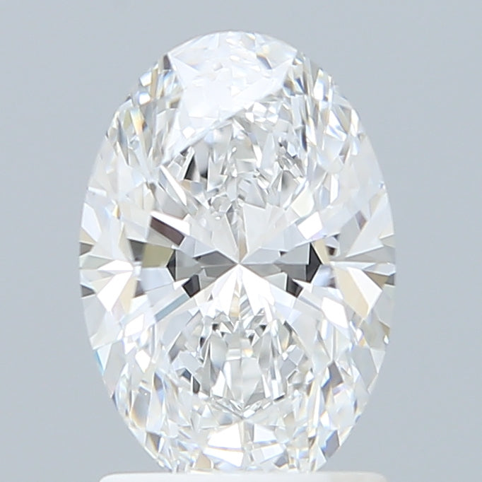 1.59 Carat Oval Shaped, Excellent Cut, D Color, VVS1 Clarity, IGI Certified Lab Grown Diamond