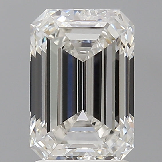 2.51 Carat Emerald Shaped, Ideal Cut, F Color, VS1 Clarity, IGI Certified Lab Grown Diamond
