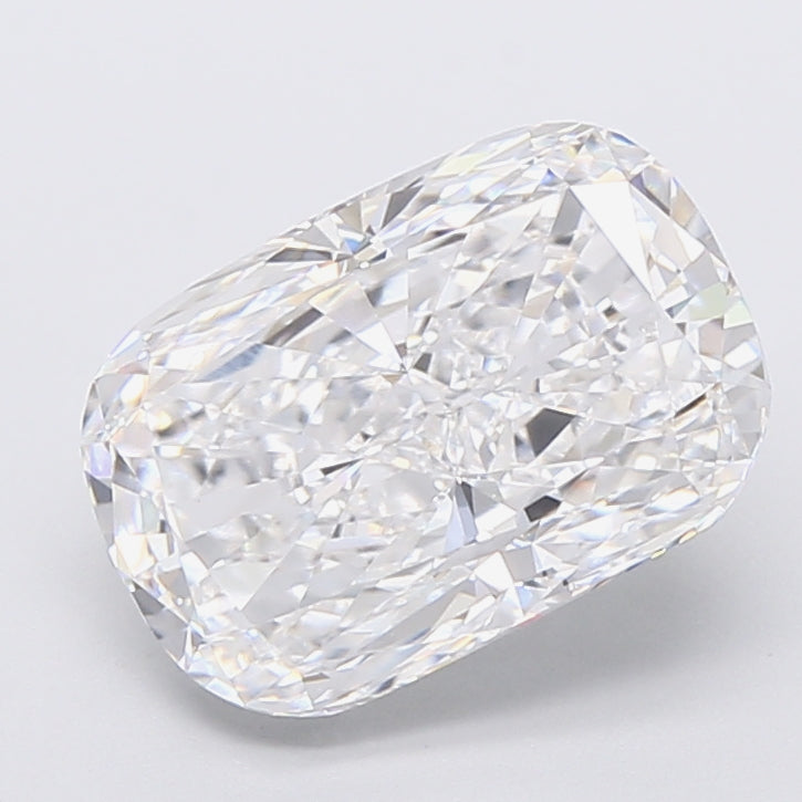 3.21 Carat Cushion Shaped, Very Good Cut, D Color, VVS2 Clarity, IGI Certified Lab Grown Diamond