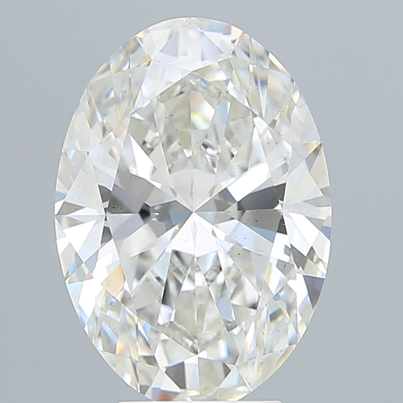 5.38 Carat Oval Shaped, Excellent Cut, G Color, VS2 Clarity, IGI Certified Lab Grown Diamond