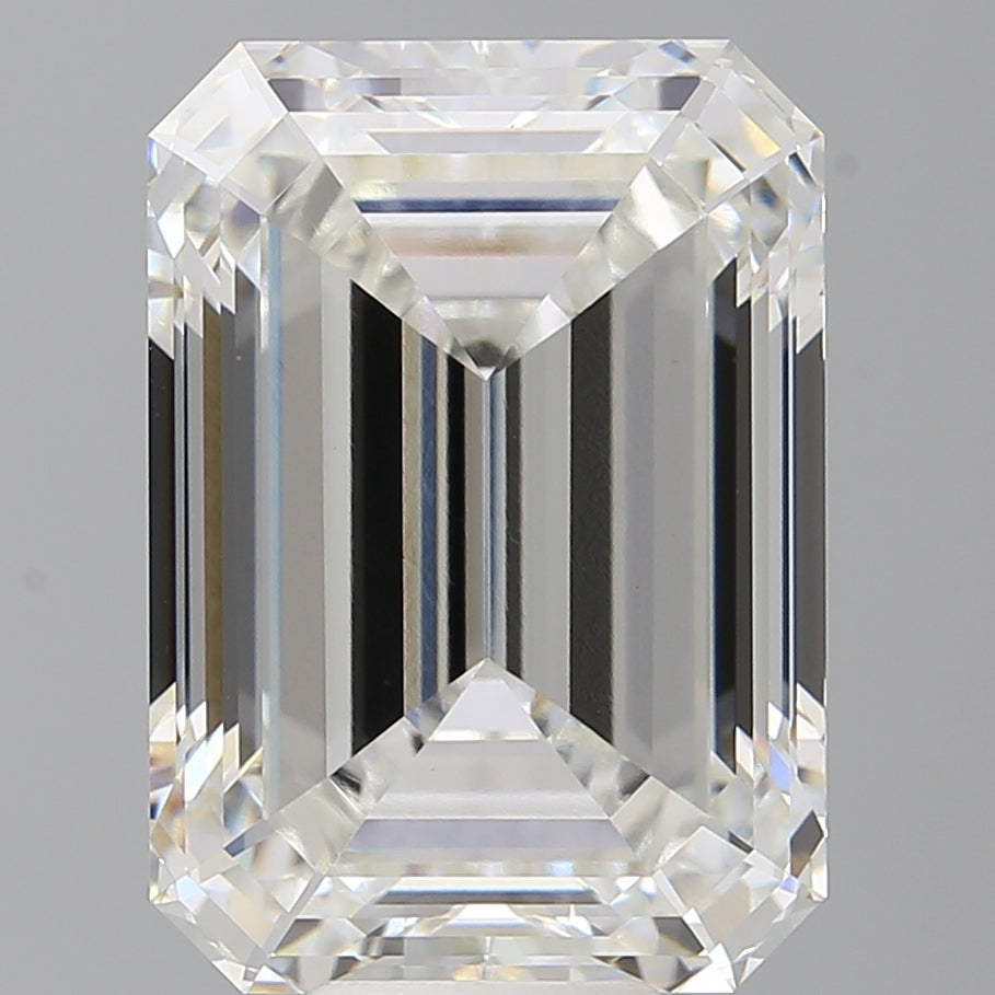 11.56 Carat Emerald Shaped, Ideal Cut, F Color, VS1 Clarity, IGI Certified Lab Grown Diamond