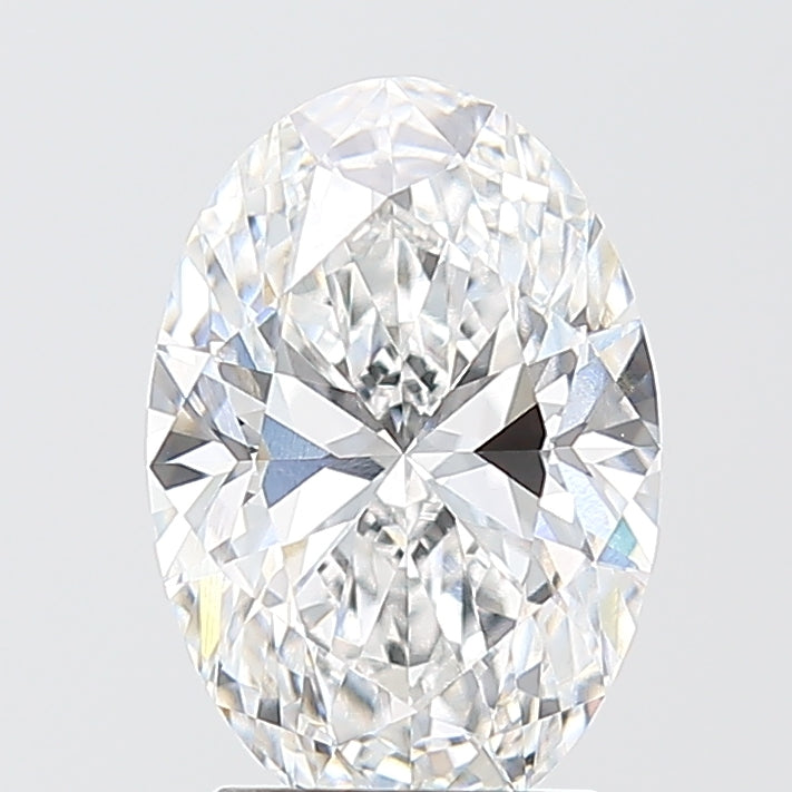 2.09 Carat Oval Shaped, Ideal Cut, D Color, VVS2 Clarity, IGI Certified Lab Grown Diamond