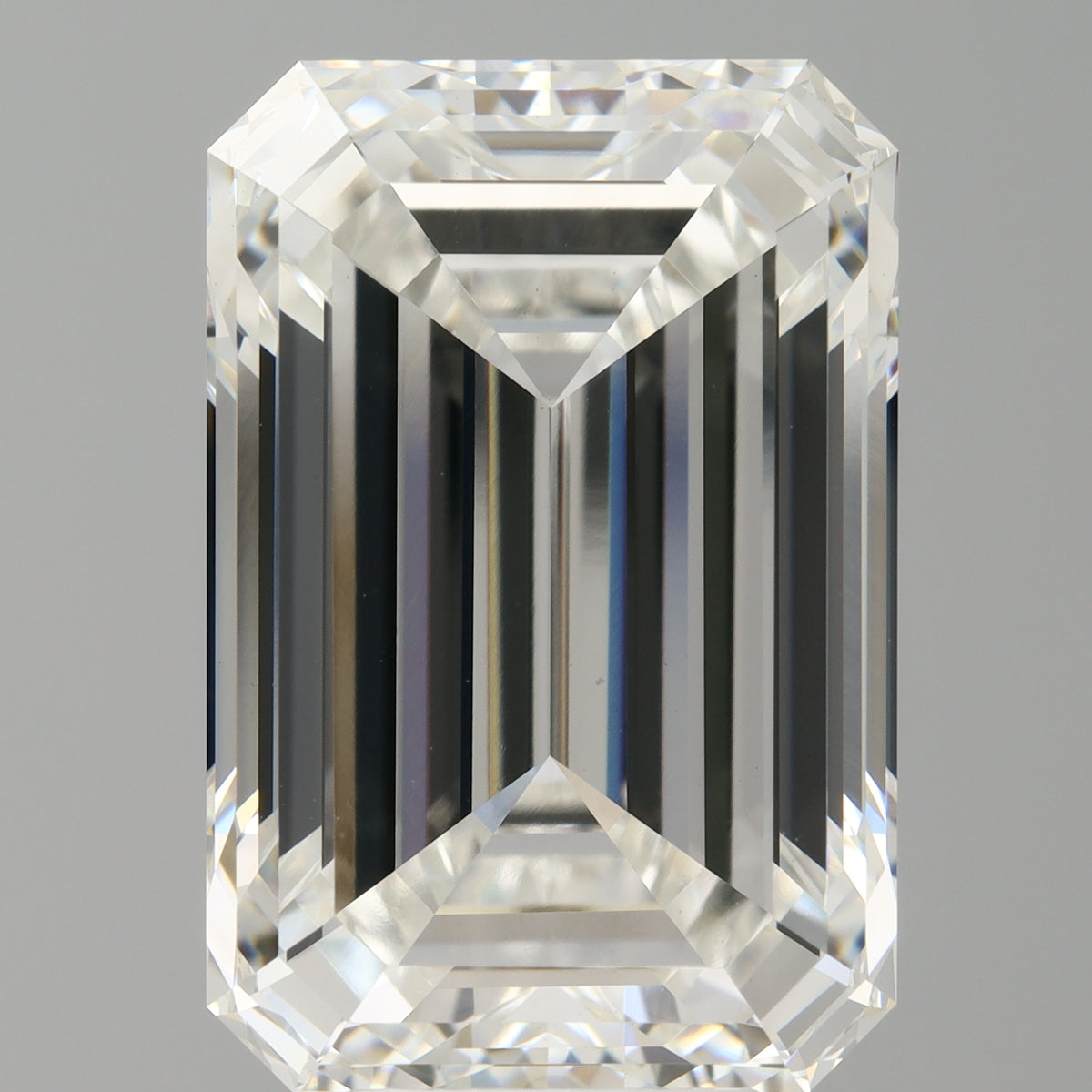 9.10 Carat Emerald Shaped, Ideal Cut, F Color, VVS2 Clarity, IGI Certified Lab Grown Diamond