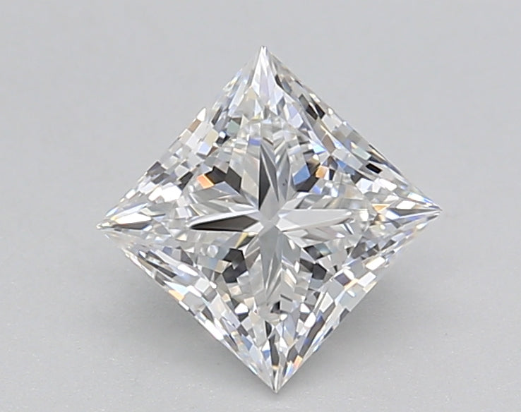 0.99 Carat Princess Shaped, Ideal Cut, E Color, VS1 Clarity, IGI Certified Lab Grown Diamond