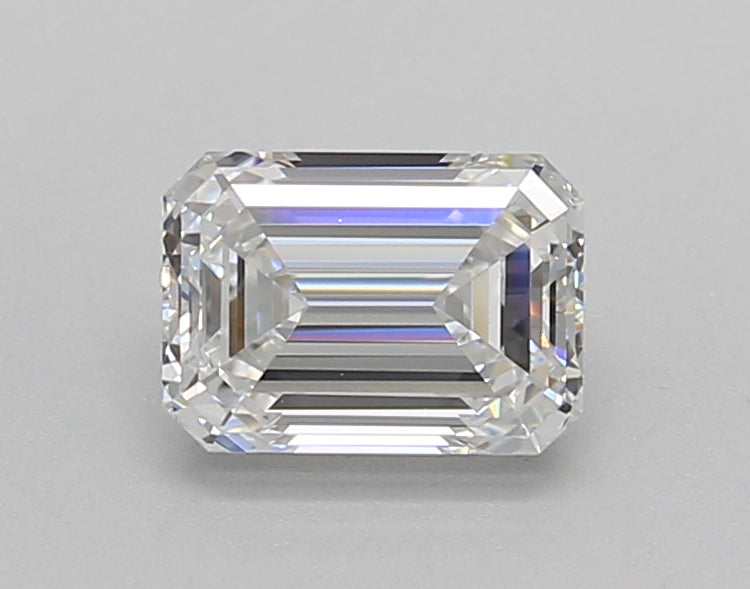 1.02 Carat Emerald Shaped, Excellent Cut, D Color, VVS1 Clarity, IGI Certified Lab Grown Diamond
