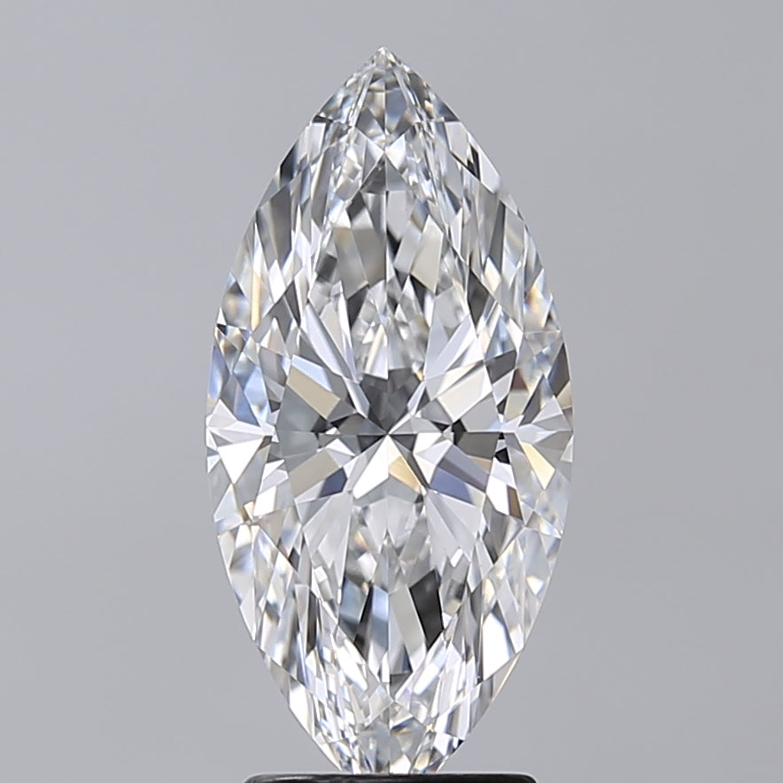 3.02 Carat Marquise Shaped, Very Good Cut, E Color, VVS2 Clarity, IGI Certified Lab Grown Diamond