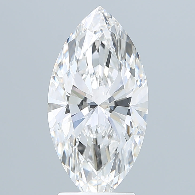 3.10 Carat Marquise Shaped, Ideal Cut, E Color, VVS1 Clarity, IGI Certified Lab Grown Diamond