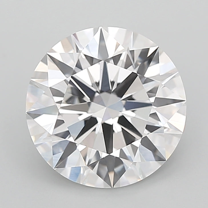 4.85 Carat Round Shaped, Ideal Cut, F Color, VVS2 Clarity, IGI Certified Lab Grown Diamond