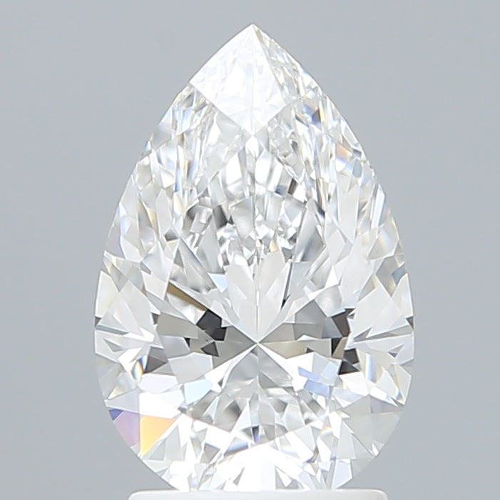 2.29 Carat Pear Shaped, Excellent Cut, D Color, VVS2 Clarity, IGI Certified Lab Grown Diamond