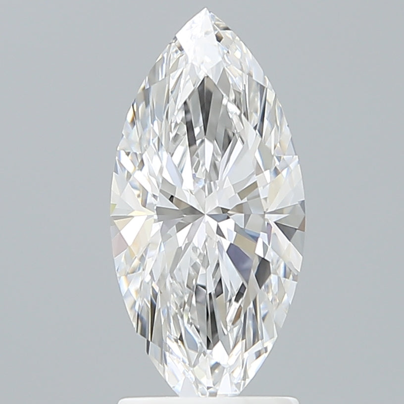 2.06 Carat Marquise Shaped, Excellent Cut, D Color, VVS2 Clarity, IGI Certified Lab Grown Diamond