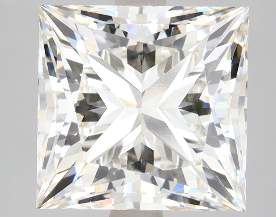 5.02 Carat Princess Shaped, Very Good Cut, G Color, VVS2 Clarity, IGI Certified Lab Grown Diamond