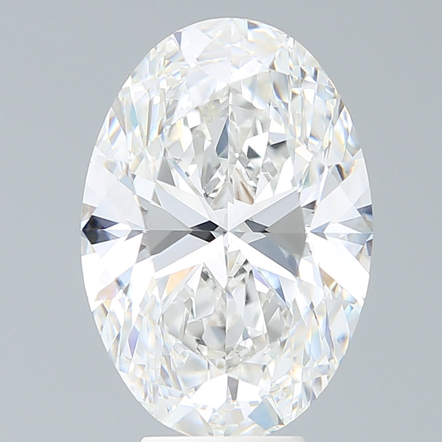 7.16 Carat Oval Shaped, Ideal Cut, F Color, VVS2 Clarity, IGI Certified Lab Grown Diamond