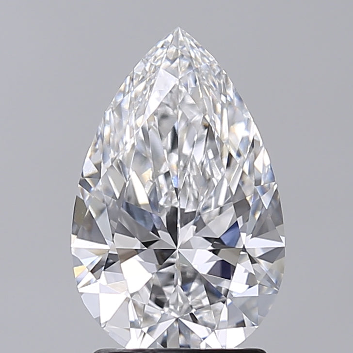 2.02 Carat Pear Shaped, Excellent Cut, E Color, VVS2 Clarity, IGI Certified Lab Grown Diamond