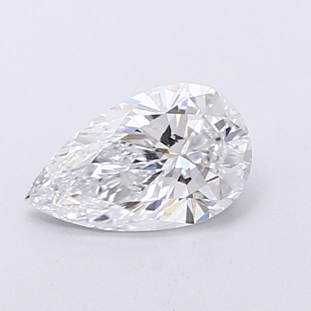 0.94 Carat Pear Shaped, Very Good Cut, D Color, VVS2 Clarity, IGI Certified Lab Grown Diamond