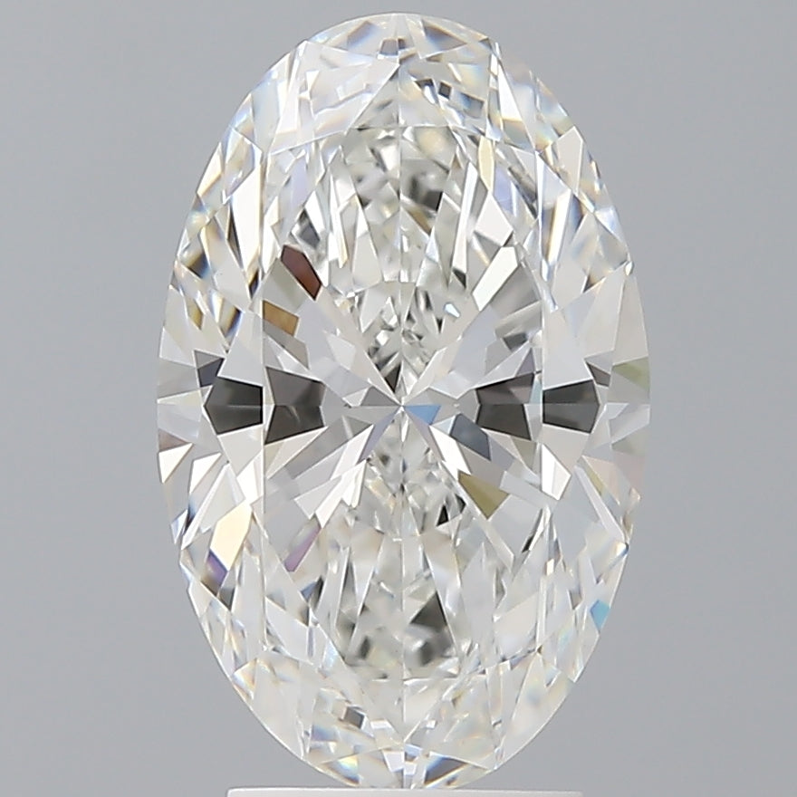 3.58 Carat Oval Shaped, Ideal Cut, F Color, VVS2 Clarity, IGI Certified Lab Grown Diamond