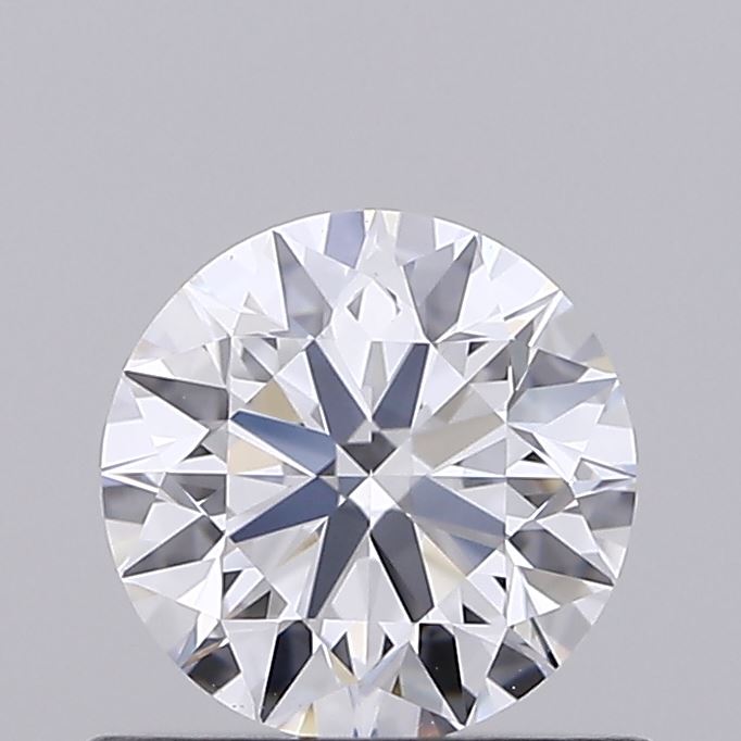 0.53 Carat Round Shaped, Ideal Cut, D Color, VS1 Clarity, IGI Certified Lab Grown Diamond