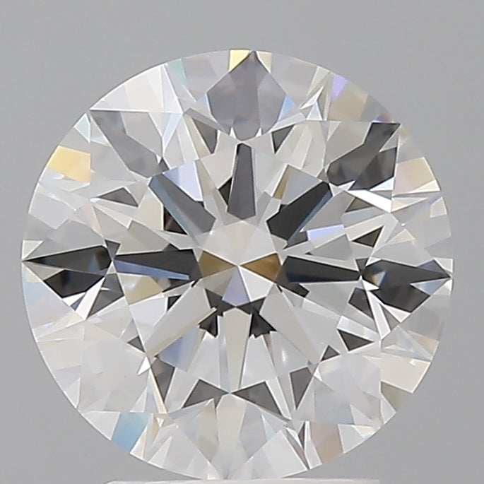 3.04 Carat Round Shaped, Ideal Cut, E Color, VVS2 Clarity, IGI Certified Lab Grown Diamond