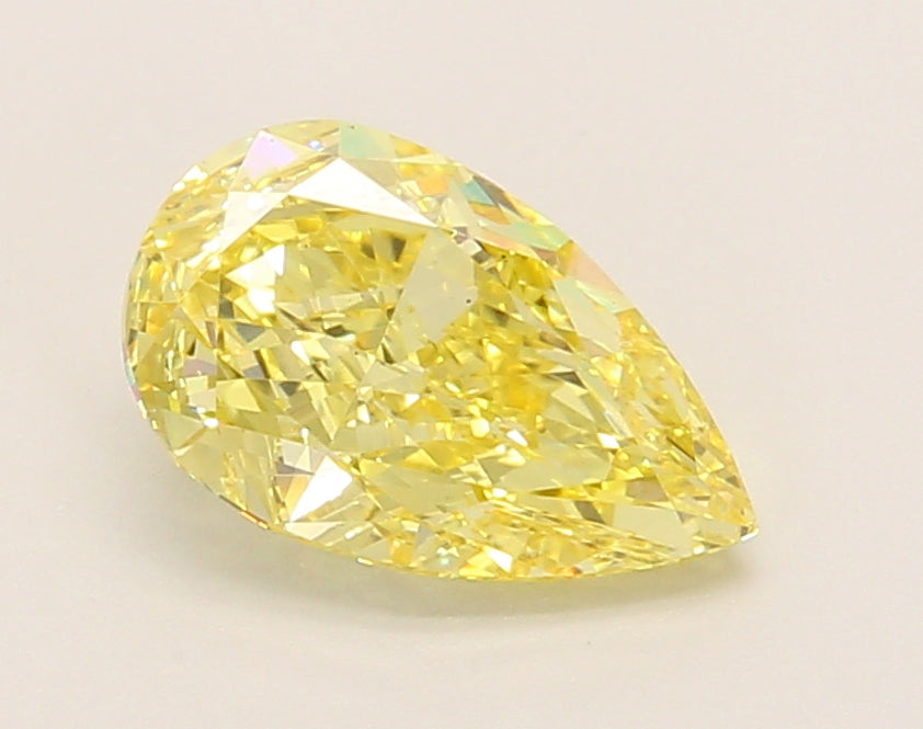 1.72 Carat Pear Shaped, Excellent Cut, VS2 Clarity, IGI Certified Lab Grown Diamond