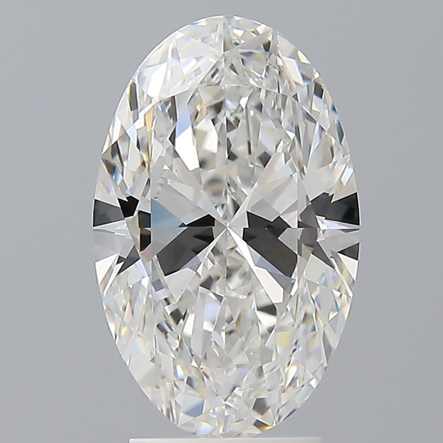 3.57 Carat Oval Shaped, Excellent Cut, E Color, VVS2 Clarity, IGI Certified Lab Grown Diamond