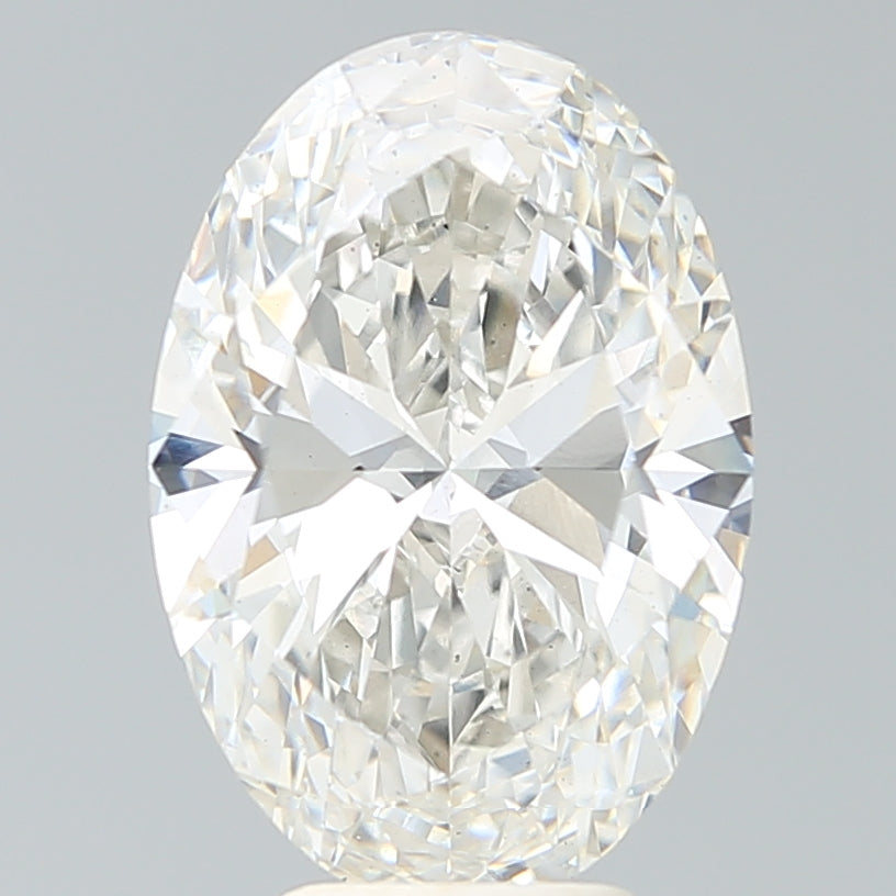 5.21 Carat Oval Shaped, Ideal Cut, G Color, VS2 Clarity, IGI Certified Lab Grown Diamond
